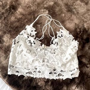 Urban Outfitters White Star Bralette